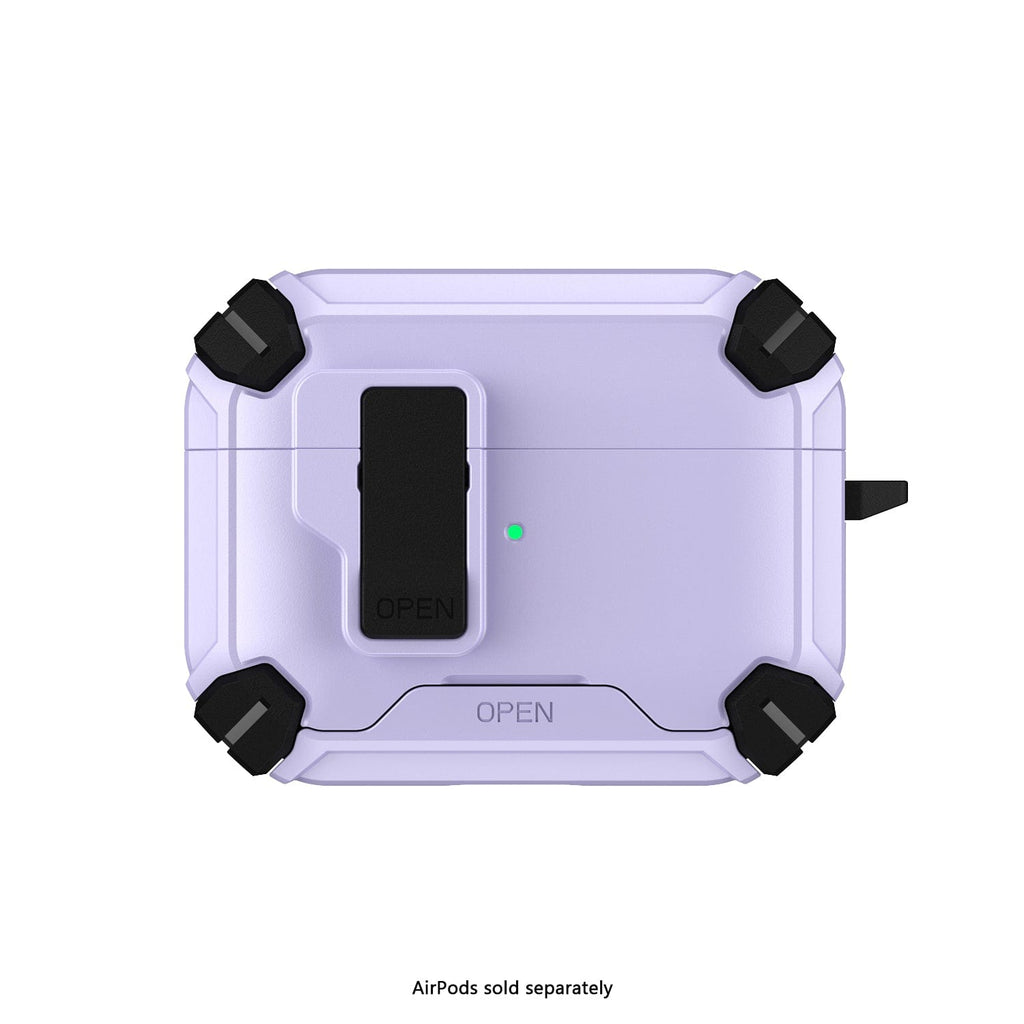 AirPods Pro 3 Case - MagSafe, Heavy-Duty, Carabiner, Secure Lock | Raider Series