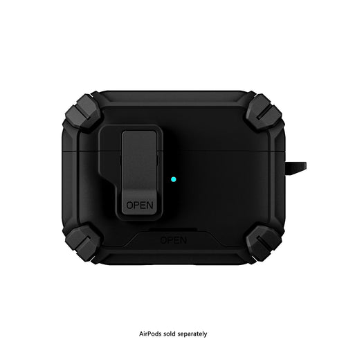 AirPods Pro 3 Case - MagSafe, Heavy-Duty, Carabiner, Secure Lock | Raider Series
