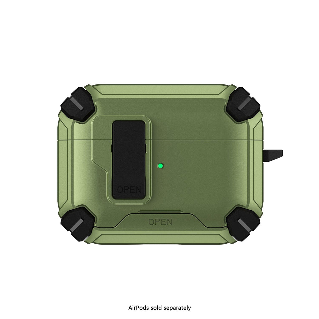 AirPods Pro 3 Case - MagSafe, Heavy-Duty, Carabiner, Secure Lock | Raider Series