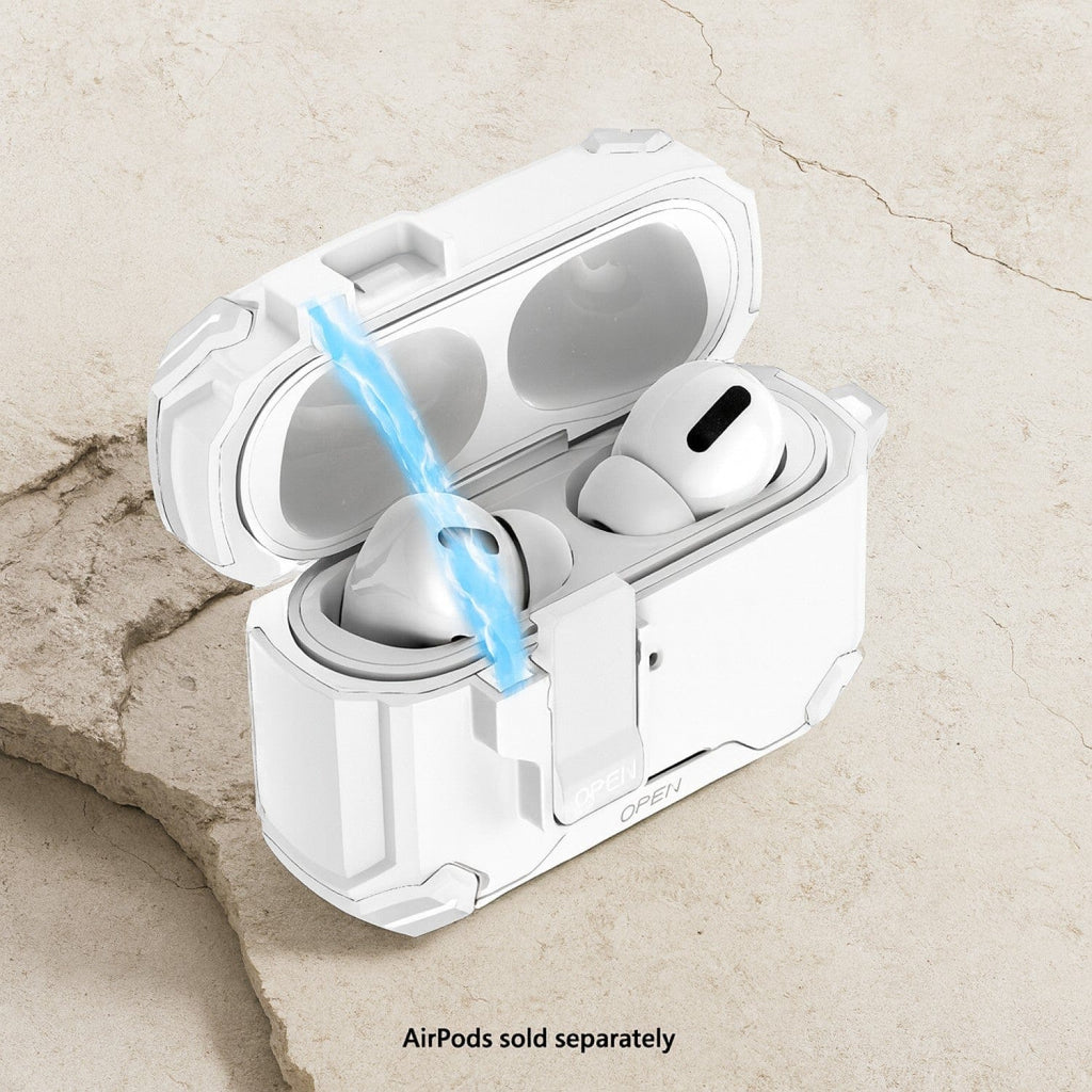 AirPods Pro 3 Case - MagSafe, Heavy-Duty, Carabiner, Secure Lock | Raider Series