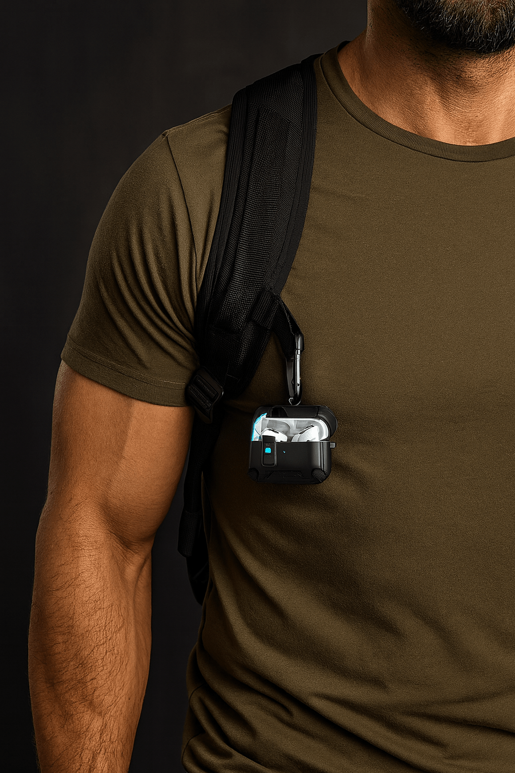 AirPods Pro 3 Case - MagSafe, Heavy-Duty, Carabiner, Secure Lock | Raider Series