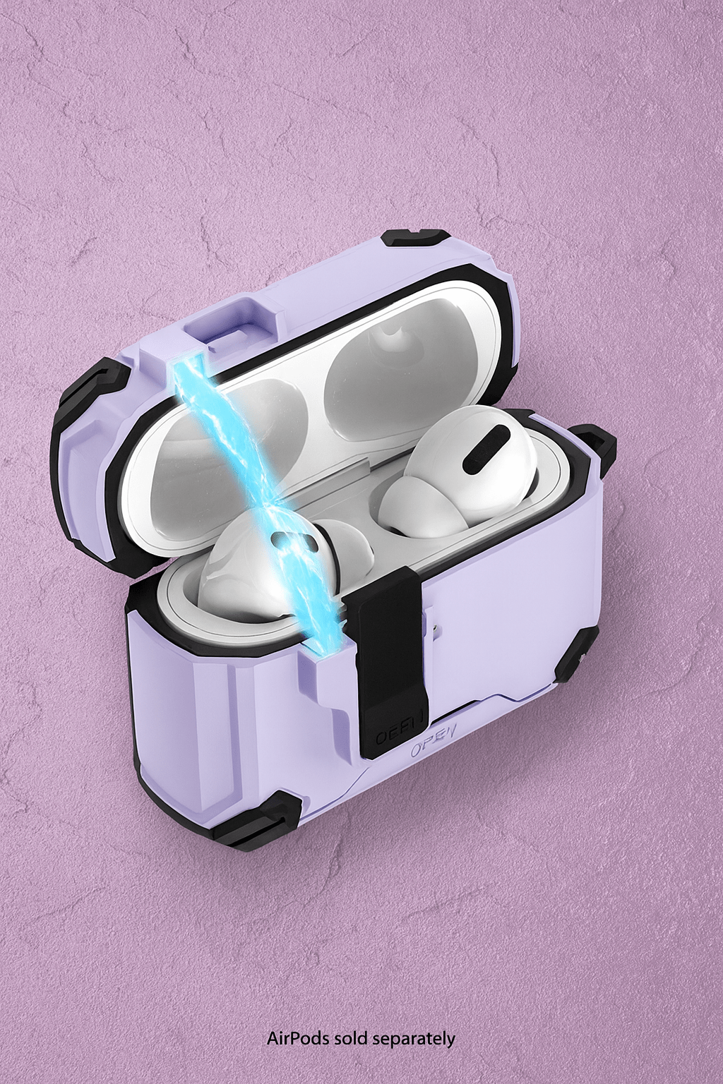 AirPods Pro 3 Case - MagSafe, Heavy-Duty, Carabiner, Secure Lock | Raider Series